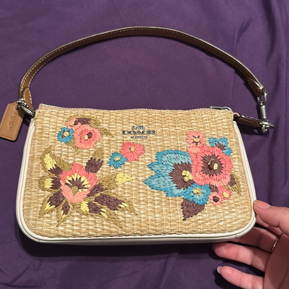 Coach Nolita 19 with floral embroidery
